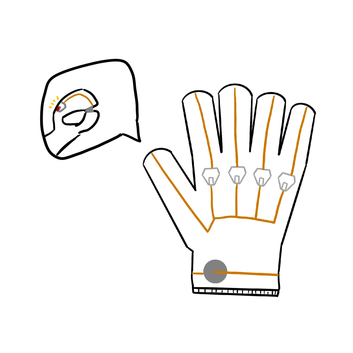 Interactive contact lighting