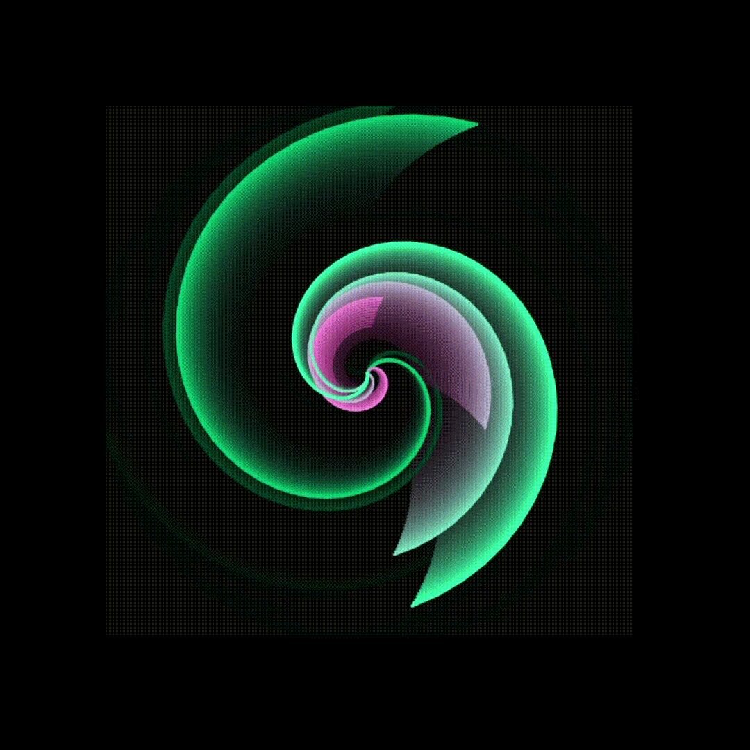 Spinning Irregularly Colored Circles