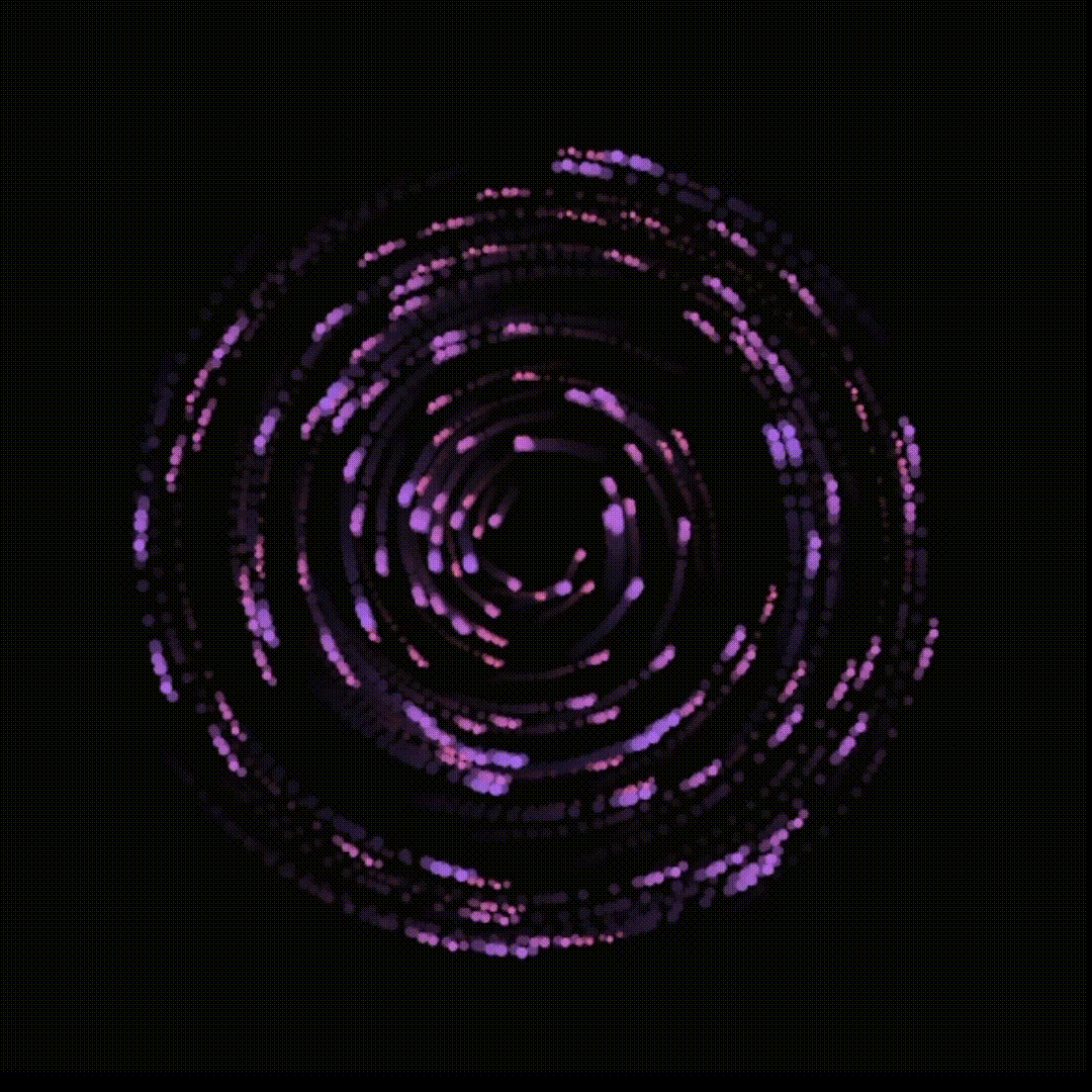 diffusive rotation of particles
