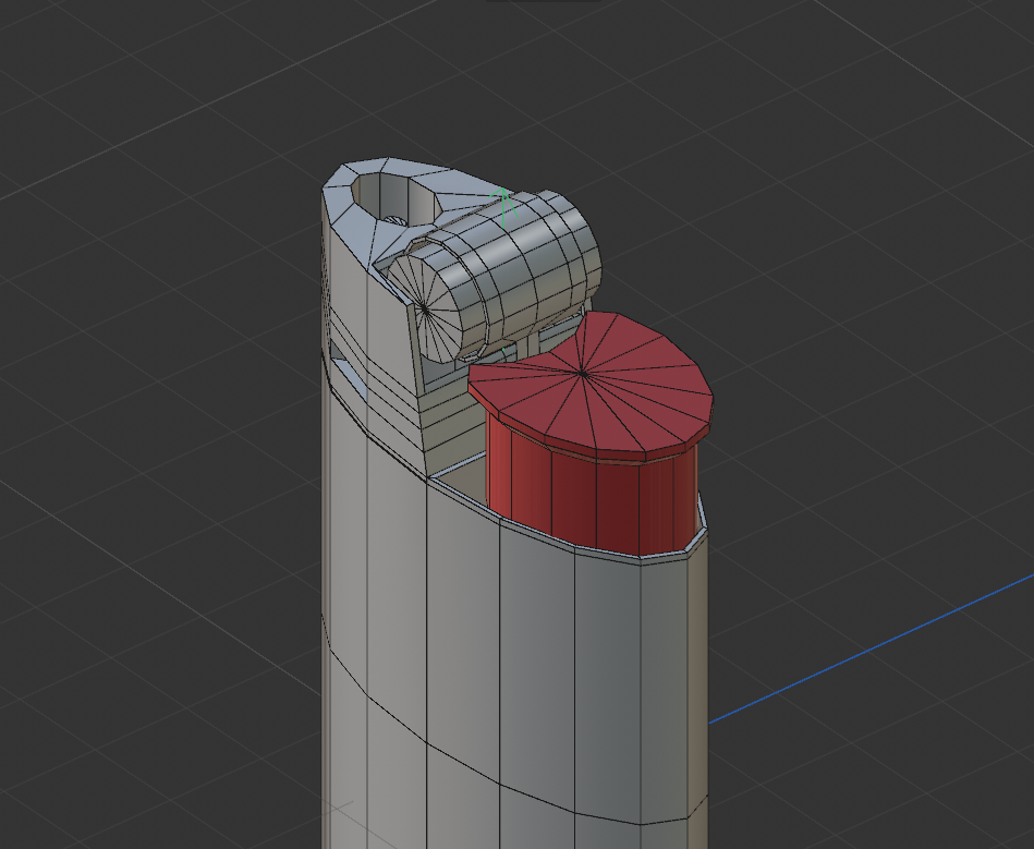 Lighter Model Top (Lines)