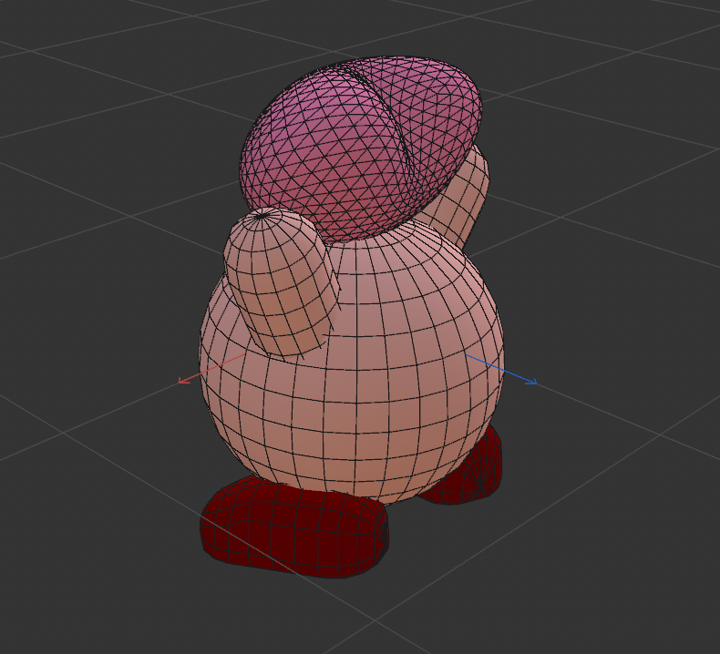 Doll Model Back (lines)