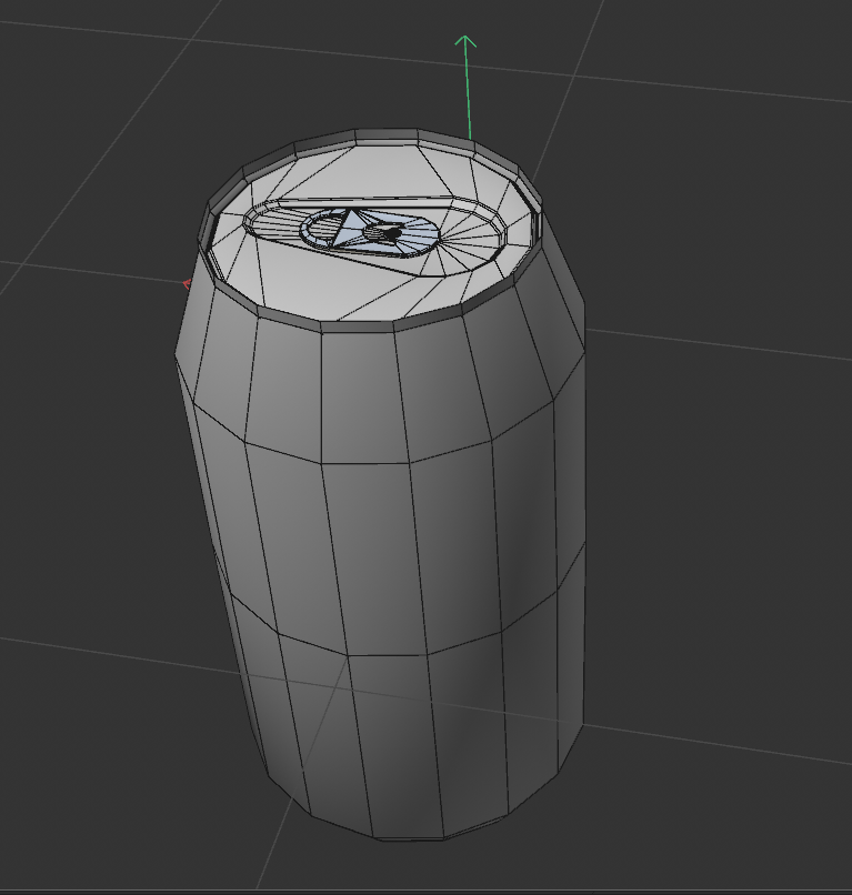 Zero Sugar Coke front model (lines)