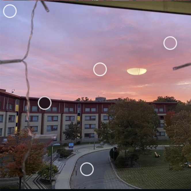 Pink, blue, brown, gray